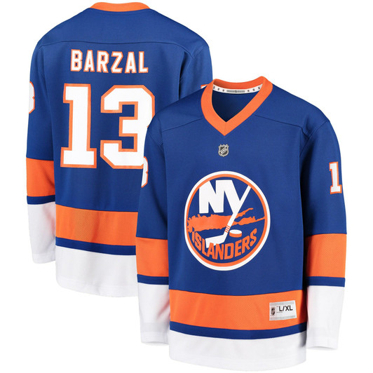 Mathew Barzal New York Islanders  Home Player Replica Jersey - Royal