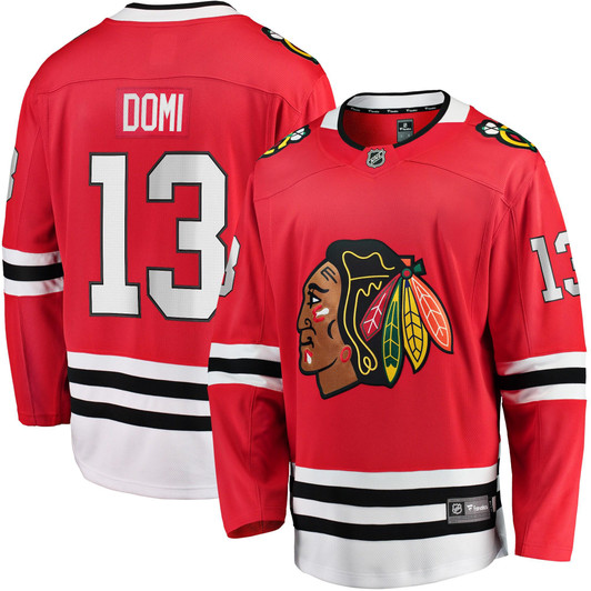 Max Domi Chicago Blackhawks Fanatics Branded Home Breakaway Player Jersey - Red
