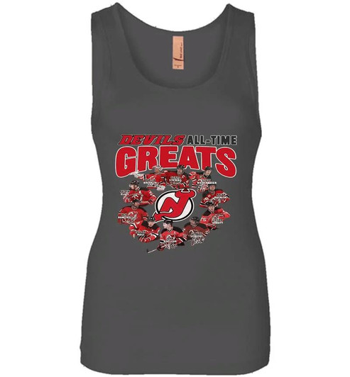 New Jersey Devils All-time Greats Team Signature Womens Jersey Tank Top &ndash;