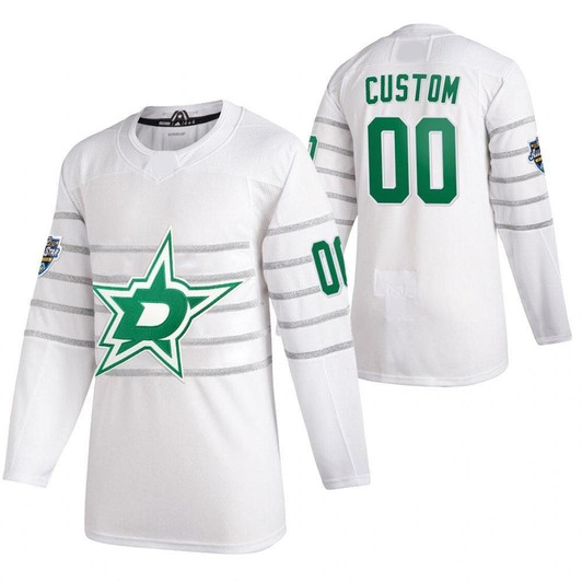 Dallas Stars 2020 NHL All Star Personalized Custom White Jersey Custom Jersey