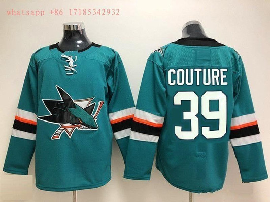 San Jose Sharks Logan Couture #39 2020 NHL Green jersey Jersey
