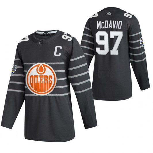 Connor Mcdavid #97 Edmonton Oilers 2020 NHL All Star Black Jersey Jersey