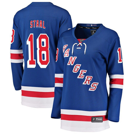 Marc Staal New York Rangers Fanatics Branded Women'S Breakaway Player Jersey - Blue