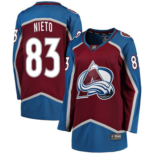 Matt Nieto Colorado Avalanche Fanatics Branded Women'S Breakaway Player Jersey - Burgundy