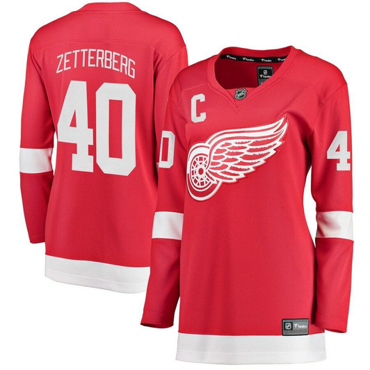 Henrik Zetterberg Detroit Red Wings Fanatics Branded Women'S Home Breakaway Player Jersey - Red