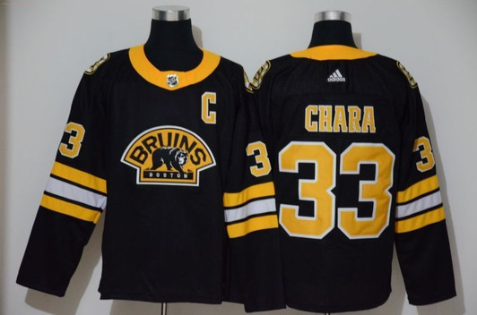 Boston Bruins Zdeno Chara #33 Nhl 2020 Black Jersey Jersey