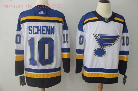 St. Louis Blues Brayden Schenn #10 2020 Nhl White Jersey Jersey