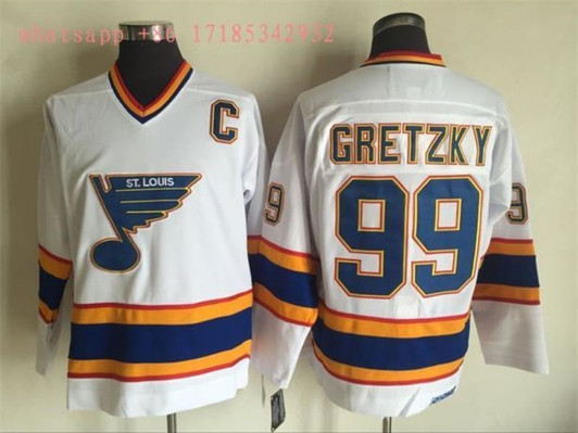 St. Louis Blues Wayne Gretzky #99 2020 Nhl White Jersey Jersey