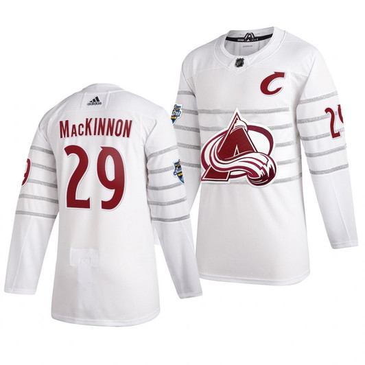 Nathan Mackinnon #29 Colorado Avalanche 2020 Nhl All Star White Jersey