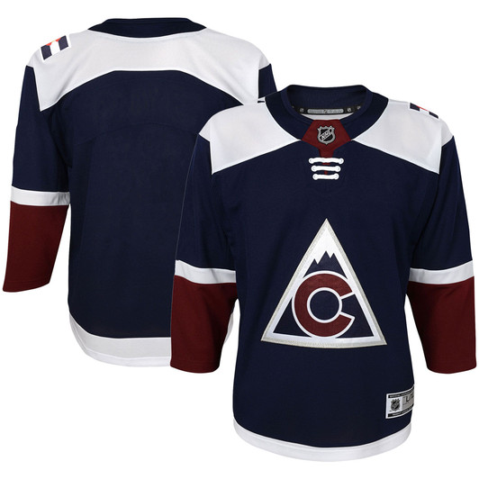 Youth Navy Colorado Avalanche 2018/19 Alternate Premier Jersey