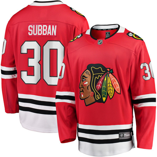 Men'S Fanatics Branded Malcolm Subban Red Chicago Blackhawks Breakaway Home Player Jersey