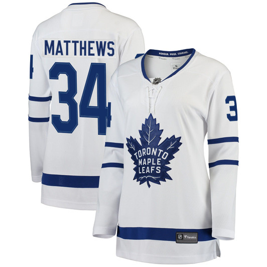 Women'S Fanatics Branded Auston Matthews White Toronto Maple Leafs Home Breakaway Player Jersey