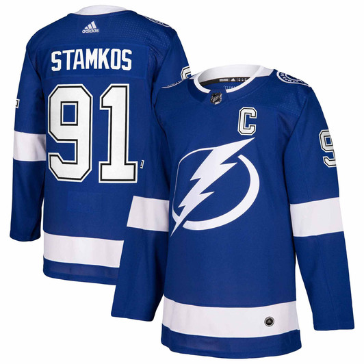 Men'S Adidas Steven Stamkos Blue Tampa Bay Lightning  Player Jersey