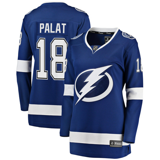 Women'S Fanatics Branded Tampa Bay Lightning Blue Ondrej Palat Breakaway Player Jersey