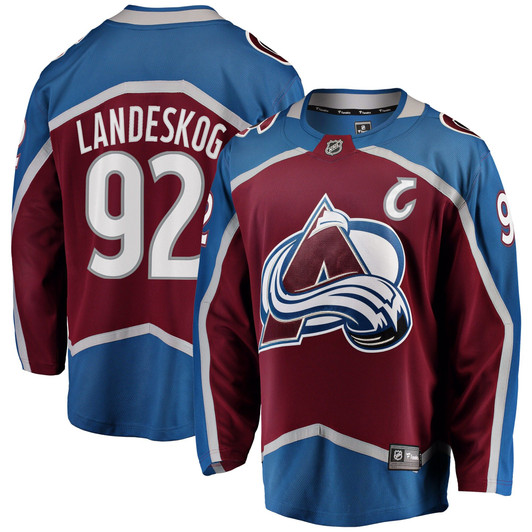 Men'S Fanatics Branded Gabriel Landeskog Burgundy Colorado Avalanche Breakaway Player Jersey
