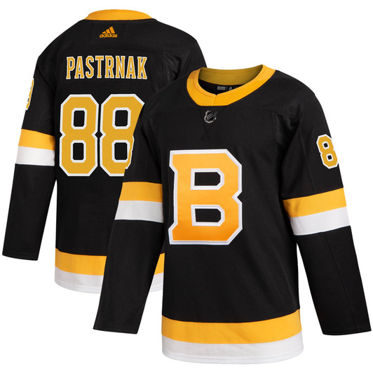 Men'S Adidas David Pastrnak Black Boston Bruins Alternate  Player Jersey