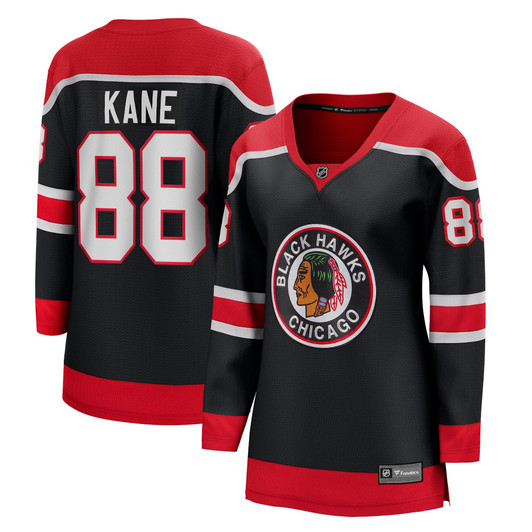 Women'S Fanatics Branded Patrick Kane Black Chicago Blackhawks 2020/21  Breakaway Player Jersey
