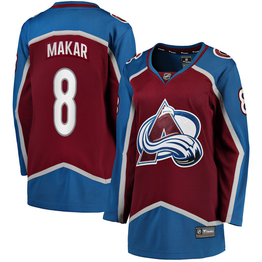 Cale Makar Colorado Avalanche Fanatics Branded Women'S Home Breakaway Player Jersey - Maroon