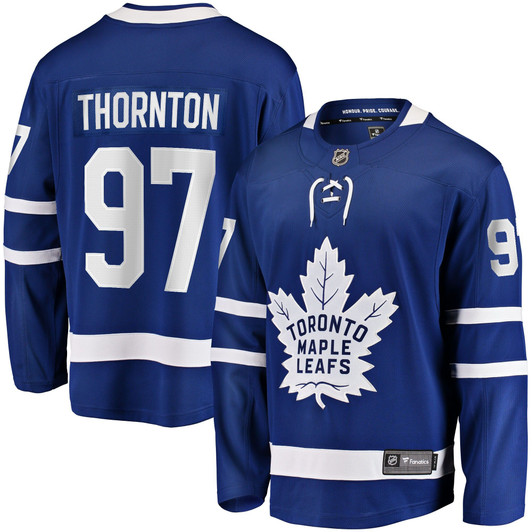 Men'S Fanatics Branded Joe Thornton Blue Toronto Maple Leafs Home Breakaway Jersey