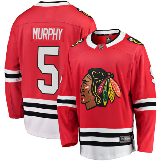 Youth Fanatics Branded Connor Murphy Red Chicago Blackhawks Breakaway Player Jersey