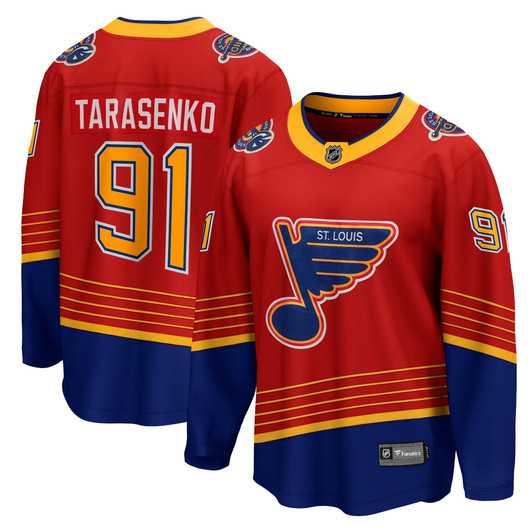 Men'S Fanatics Branded Vladimir Tarasenko Red St. Louis Blues 2020/21  Breakaway Player Jersey