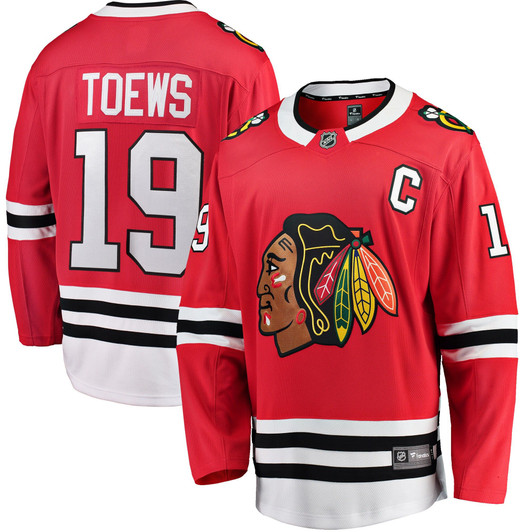 Men'S Fanatics Branded Jonathan Toews Red Chicago Blackhawks Breakaway Player Jersey