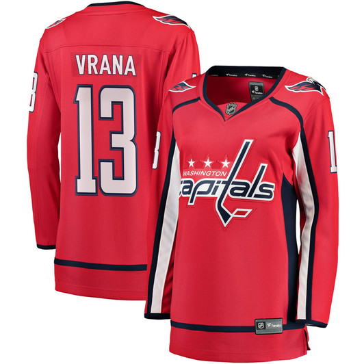 Women'S Fanatics Branded Jakub Vrana Red Washington Capitals Breakaway Player Jersey