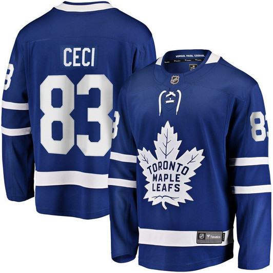 Cody Ceci Toronto Maple Leafs Fanatics Branded Replica Player Blue 3D Jersey