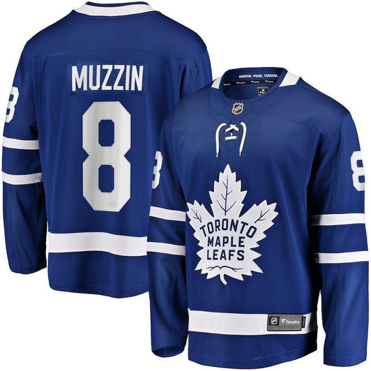 Jake Muzzin Toronto Maple Leafs Fanatics Branded Replica Player Blue 3D Jersey