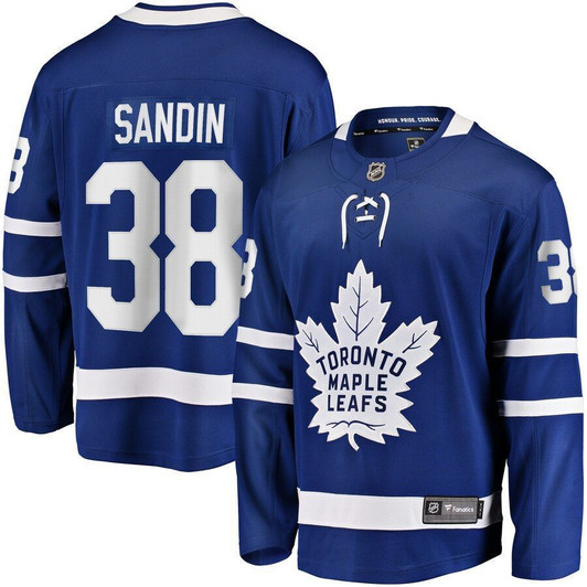 Rasmus Sandin Toronto Maple Leafs Fanatics Branded Replica Player Blue 3D Jersey