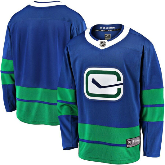 Vancouver Canucks Fanatics Branded 2019-20 Alternate Premier Breakaway Jersey - Royal