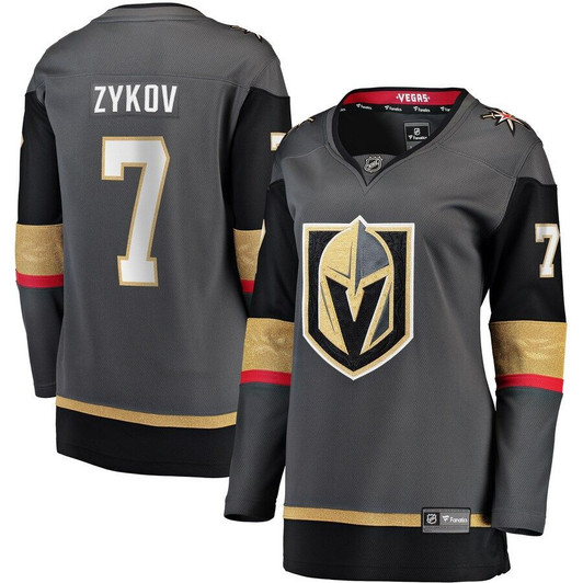 Valentin Zykov Vegas Golden Knights Fanatics Branded Women'S Home Breakaway Player Jersey - Black