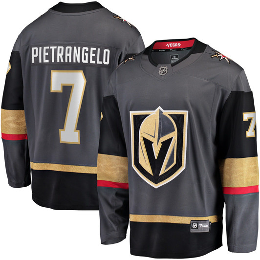 Youth Fanatics Branded Alex Pietrangelo Black Vegas Golden Knights Breakaway Player Jersey