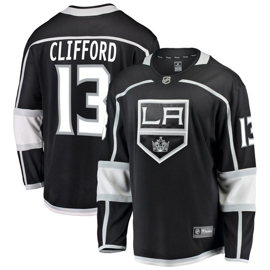 Kyle Clifford Los Angeles Kings Fanatics Branded Breakaway Jersey - Black