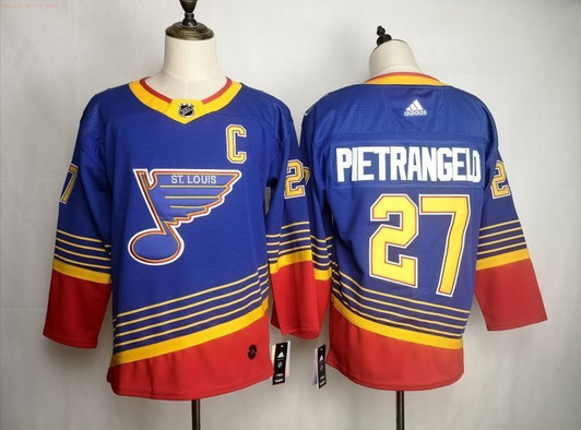 St. Louis Blues Alex Pietrangelo #27 2020 Nhl Blue Jersey Jersey