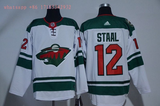 Minnesota Wild Eric Staal #12 2020 Nhl White Jersey Jersey