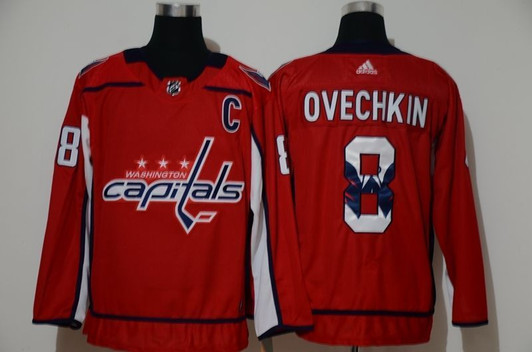 Washington Capitals Alexander Ovechkin Nhl 2020 Red Jersey Jersey