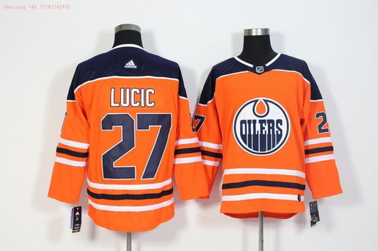 Edmonton Oilers Milan Lucic #27 2020 Nhl Orange Jersey Jersey