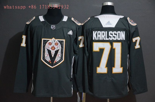 Vegas Golden Knights William Karlsson #71 2020 Nhl Black Jersey Jersey