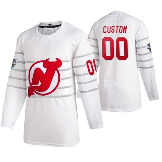 New Jersey Devils 2020 Nhl All Star Personalized Custom White Jersey Custom Jersey