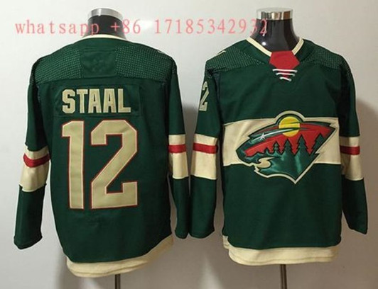 Minnesota Wild Eric Staal #12 2020 Nhl Green Jersey Jersey