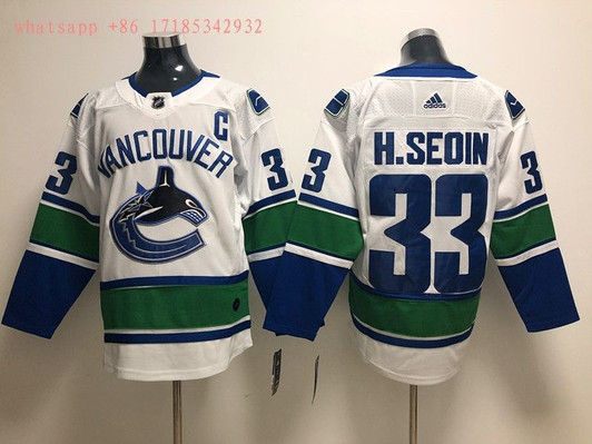 Vancouver Canucks Henrik Sedin #33 2020 Nhl White Jersey Jersey