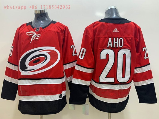 Carolina Hurricanes Sebastian Aho #20 Nhl 2020 Red Jersey Jersey