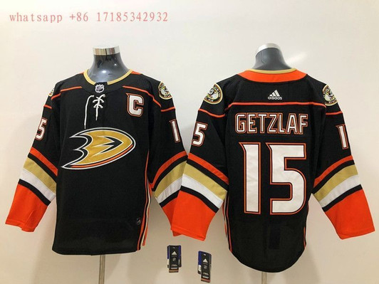Anaheim Ducks Ryan Getzlaf #15 Nhl 2020 Black/Orange Jersey Jersey