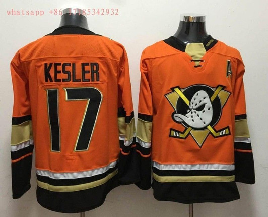 Anaheim Ducks Ryan Kesler#17 Nhl 2020 Orange/Black Jersey Jersey