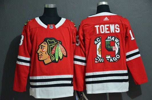 Chicago Blackhawks Jonathan Toews Nhl 2020 Red Jersey Jersey