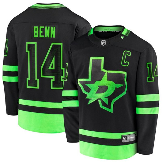 Dallas Stars Jamie Benn Nhl 2020 Black Jersey