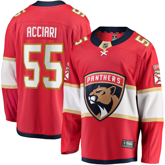 Men'S Fanatics Branded Noel Acciari Red Florida Panthers Breakaway Player Jersey