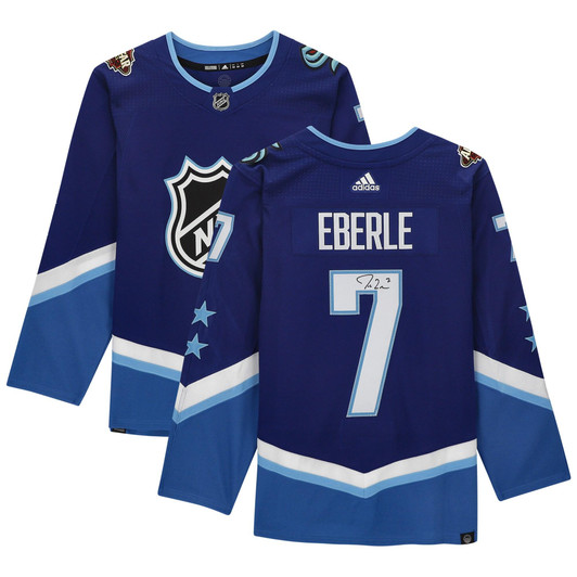 Jordan Eberle Seattle Kraken Fanatics  Autographed 2022 NHL All-Star Game adidas  Jersey - Blue