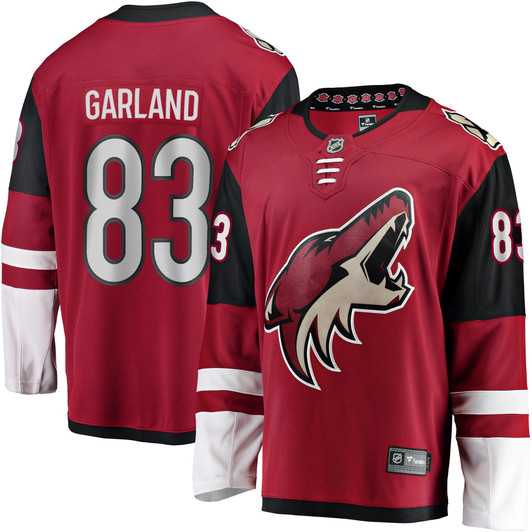 Men'S Fanatics Branded Conor Garland Garnet Arizona Coyotes Team Color Breakaway Player Jersey